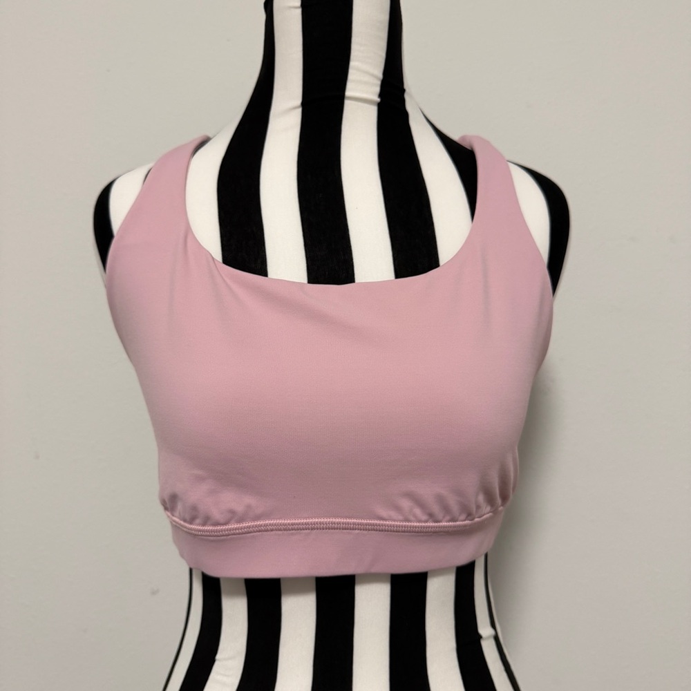Lululemon Athletica Light Pink Energy Bra 10 B-D cups no pads